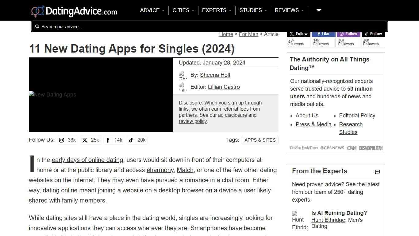 11 New Dating Apps for Singles (2024)